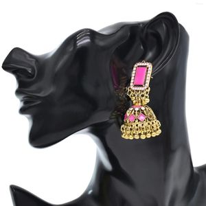 Baumelnde Ohrringe Vintage Jhumka Glocken Quaste für Frauen Mädchen Urlaub Party Schmuck Geschenk