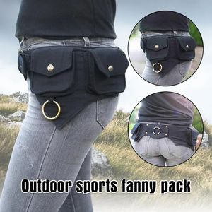 Kvinnors medeltida midjepåse Steampunk Hip Belt Pouch Viking Outdoor Sports Pack Multifunktionell förvaring för utomhus 240103