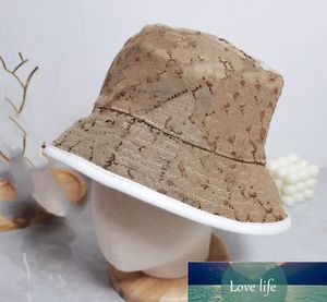 Schlichter Fischerhut für Damen, japanischer Stil, künstlerischer Briefdruck, Eimerhut für den Außenbereich, passende flache Sonnenschutz-Sonnenhüte