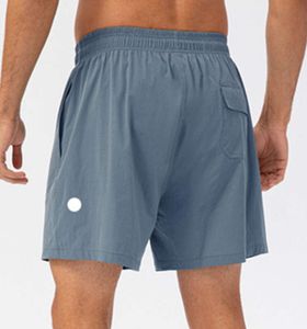 designer Lu-02 limões homens yoga esportes curto shorts de secagem rápida com bolso traseiro telefone móvel casual correndo ginásio jogger pant lu-lu
