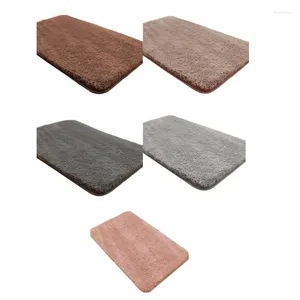 Carpets Floor Mat Non Slip Bath Absorbent Small Plush Carpet For Bathtub Toilet Shower Room Dropship