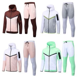 tuta da uomo tecnica con cappuccio donna pantaloni in pile tecnico tuta da uomo pantaloni sportivi pantaloni da jogger felpa fitness maglie da calcio a maniche lunghe uniformi da allenamento