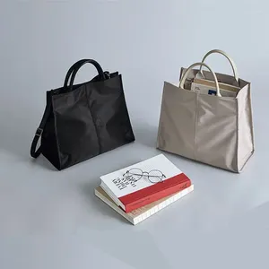 Evening Bags Office Lady Women Bag Nylon Korean Solid Simple High-Capacity Shoulder Handbag Briefcase Waterproof