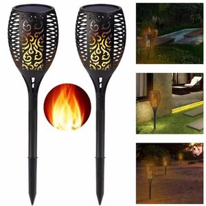 Toys Solar Torch Lamp Light LED Solar Torches Lights Garden Outdoor Flame Path Dancing Flickering Lawn Light Waterproof Landsacpe Decor