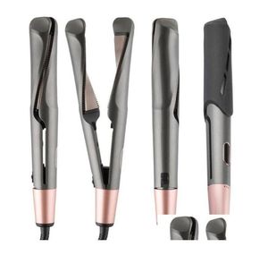 Curling Irons Professional Hair Straight Flat Iron LED Hairstraightener Ed Plate 2 in 1 Ceramic لجميع أنواع أدوات الصالون Dro329904