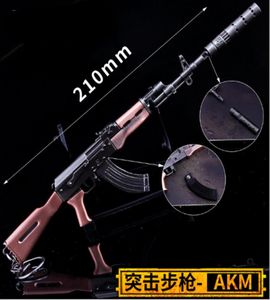 Jogo pubg sks scal cartucho destacável arma modelo 17cm chaveiro de alta qualidade chaveiro jogo amante presentes5754435