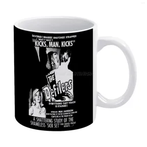 Tassen „The Defilers“, weiße Tasse, individuell bedruckt, lustige Teetasse, Geschenk, personalisierter Kaffee, Vintage-S-Filme, Exploitation, Exploit