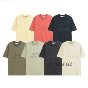 メンズTシャツESSデザイナートップメンズレディンティーショートサマーファッションカジュアルレターで優れた品質smlsml 1y47