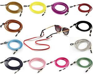 Joker Style Colorful Leather Glasses Lanyards Antiskid Glasses Strap Neck Cord Sunglasses Eyeglasses Rope Eyewear Accessories3410321