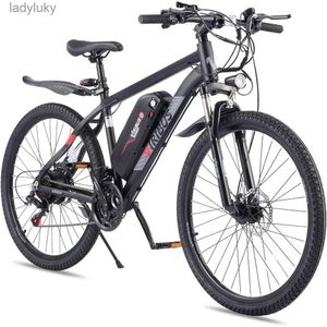 Cyklar viribus elektrisk cykel för vuxna e cykel för män elektrisk mountainbike 500W offroad vuxen elektrisk cykel med suspensionl240105