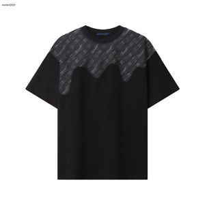 Erkekler T-Shirt Erkek Tasarımcı Tshirt Street Wear Crew Boyun Gybshirts Man T Shirt Eritme Birleştirme Logosu Moda Baskı Salonu Jumper Boyutu XS-L Ocak 05