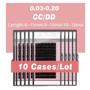 10 trays CC / DD curl 0.03-0.20 Eyelash Extension Thin and Soft Material Volume Lash Individual Eyelashes 240104