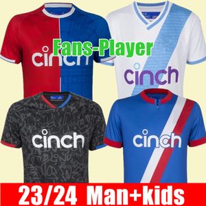 2023 2024 Home Away Owise Crystal Soccer Jerseys 23 24 Zaha Eze J.Ayew Palace Top Football Shirt Kit Benteke Schlupp Mateta Edouard Gallagher jersey