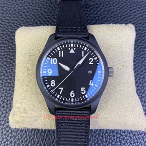 M Factory Super Edition Watches Męskie Watki IW329801 43,8 mm Automatyczny zegarek mechaniczny 85100 Ruch Sapphire Black Dial Deep Waterproof Ceramic WristWatches-26