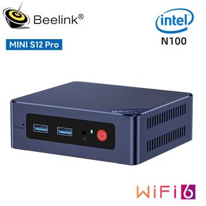 Beelink Mini S12 Pro N100 Mini S Intel N5095 Mini PC N95 8 ГБ 128 ГБ SSD настольный игровой компьютер VS J4125 GK Mini GK3V 240104