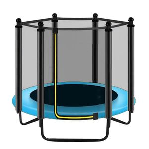 Trampolinsicherheit NET Garten Trampolin Outdoor Anti-Fall-Fall-Trampolin-Ersatznetz-Sprungkissen ohne Trampolin 3 Größen 240104