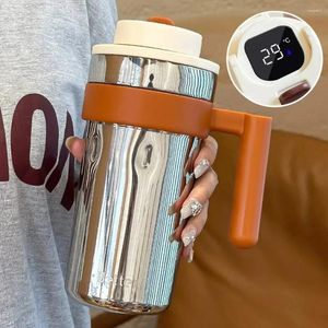 Water Bottles 600ML Smart Coffee Cup Thermal Intelligent Temperature Display 316 Stainless Insulated Tumbler With Lid Travel Mug Bottle