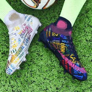 Oryginalne buty do piłki nożnej sztuczna trawa długie kolce Trening Football Football 2023 Childrens Boots dla chłopców 240105