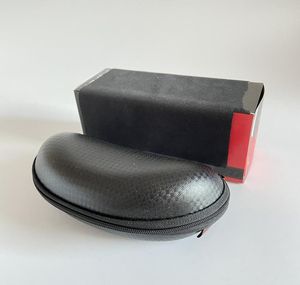 Schwarze EVA-Reißverschlussbox, Brillentuch, Luxus-Designer-Sonnenbrillenbox, Etui, Paket, Brillenzubehör, MOQ10 Stück, 2770539