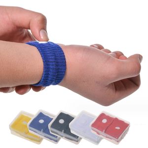 New Colorful Care Anti Nausea Wristbands Pest Control Car Sickness Reusable Motion Sea Sick Carsickness Travel Wrist Bands Wholesale