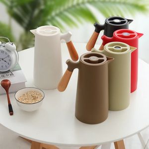 1000 ml nordisk stil stor kapacitet termosisolering vatten flaska med handtag avtagbar tekanna hushåll kaffekanna 240104