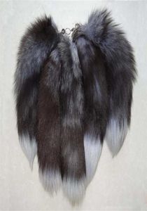 Chaveiros Fatpig Women039s Saco Charme Fox Tail Chaveiro Long Fox Fur Fada Bolsa Trinket Pingente Acessórios Furry Bags G221021483661