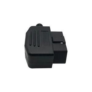 Kfz-OBD-Stecker, 16-polige Schnittstelle, Computererkennung, Diagnosebuchse, OBD2-Stecker, 90-Grad-Gehäuse mit gerader Seite