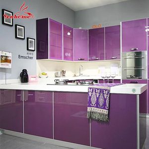 DIY Contact Paper PVC Waterproof Self Adhesive Wallpaper Wardrobe Kitchen Cabinet Furniture Renovation Vinyl Wall Stickers Decor L248O