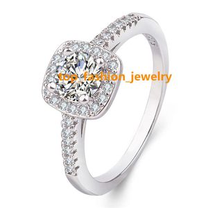 Partihandel Artificial Lab Grown Diamond Jewelry 14K/18K Real Gold Lab Grown Diamond Unisex Engagement Wedding Ring