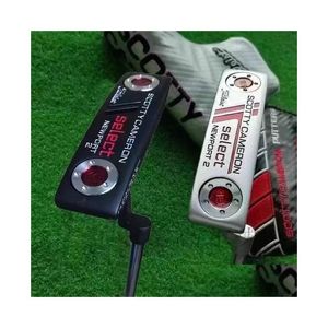 Putterlar Black Sier Golf Putter 32/33/34/35 inç Damla Teslimat Sporları Açık havada DH1ST