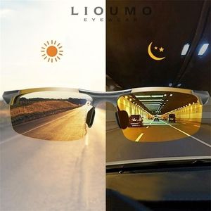 Top Anti Day Night Glasses For Driving Men Polarized Sunglasses Pochromic Driver s Glasses zonnebril heren 220526278i