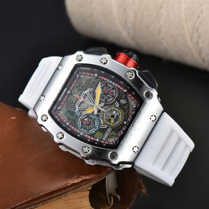 2023 Ny Richarx Millx RM65-01 Designer Movement Watches High Quality Top Brand Luxury Mens Watch Multi-Function Chronograph Wristwatch Montre Clocks Gratis frakt