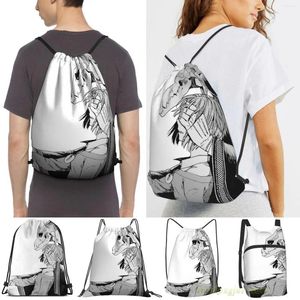 Сумки для покупок The Ancient Magus Bride X2, мужская уличная дорожная спортивная сумка, водонепроницаемый рюкзак на шнурке, женский фитнес-плавательный рюкзак