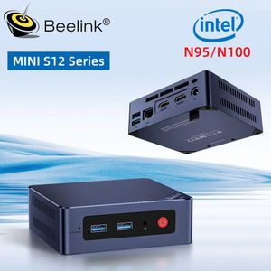 Beelink Min S12 Pro N100 Mini PC da gioco Intel 12a generazione N95 DDR4 8GB 256GB 16GB 500GB SSD 2.4G 5G Dual Wifi 1000M BT5.2 NVME Deskt 240104
