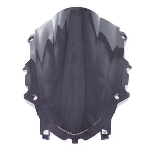 Motorcycle Clear Black Double Bubble Windscreen Windshield ABS For Yamaha YZF R25 R3 2019-2022