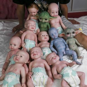 Lalki Dolls Cosdoll Bebe Reborn Dolls Full Body Silikone Reborn Baby Toys for Boy Realist Reborn Doll Darmowa wysyłka GRIL Zestaw Reborn Gi