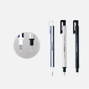 Round Tip Eraser Refill Pack Ultrafine Pencil Rubber Perfect Revise Details Professional Drawing Eraser Pen Accurate Correction 240105