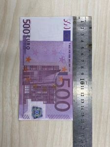 Copier de l'argent Réel 1: 2 Taille Simulé Euro Billets Accessoires Billets DIY Jeu Pour Enfants Pièces Billets Fqbue