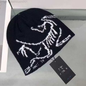 Grotto toque stickad hatt kashmir designer kvinnors mäns mössa fashionabla antika fågel wfdn