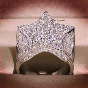 Real s925 sterling 2 quilates natural moissanite anel para mulheres hip-hop masculino anillo prata 925 jóias anéis de bizuteria235j fpeib