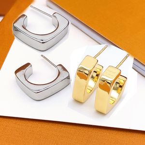 18 -karatowe złote stadniny obręcze biżuteria srebrne kolczyki kolczyki sztylowane luksusowe okrąg