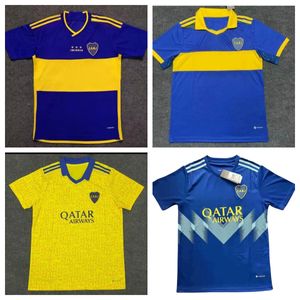 Boca Juniors Soccer Jerseys 2023 2024 Maradona Benedetto Marcos Rojo Carlitos Tevez Barco Medina 20 21 22 23 24 Final Football Men