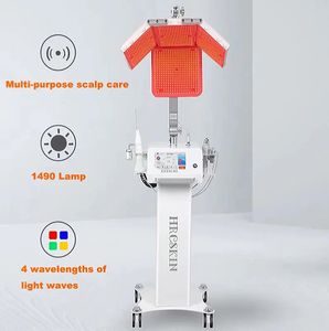 Dispositivo de tratamento de crescimento capilar com laser de diodo, luz led vermelha, terapia de crescimento capilar, reparação de eixos de cabelo danificados, seguro e eficaz