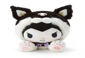 28cm 3Color Plush Toy Shiba Inu förvandlas till en kanelhund kuromi dollflicka som sover med kudde31216698147