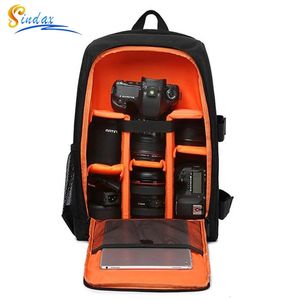 Waterproof DSLR Backpack Video Digital DSLR Camera Bag Multi-functional Outdoor Camera Po Bag Case for Canon DSLR Lens 240104