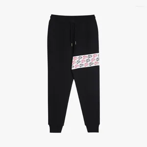 Mäns byxor Sweatpants Puppy Jacquard Trendy Loose DrawString Anklets Pares Sports Casual Fashion Trousers