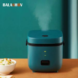 Mini Rice Cooker Multifunktion Single Electric Nonstick Hushåll Small Cooking Machine Make Porridge Soup EU Plug 240104