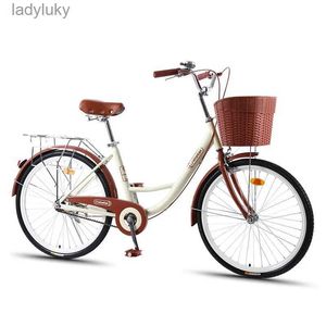 Cyklar Holland Classic Bicycle Single Speed ​​Lady Bike Bicicletas de China Cycling Ladies Cycle City Bike 28 Inch Unisex Womenl240105