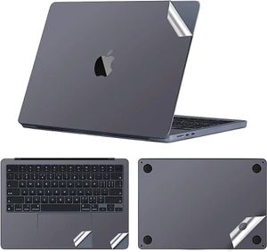 3-1 arada dizüstü bilgisayar kapağı Cilt Çıkartma Çıkartmaları MacBook Air için Koruyucu Palmiye Dinlenme Dokunmatik Padü Film 13.6 M2 A2681 240104