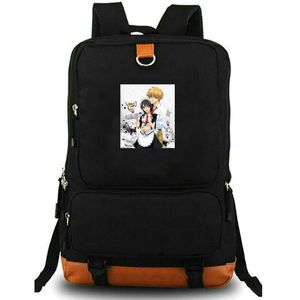 Maid Sama Backpack Ayuzawa Misaki Daypack Misa School Bag Cartoon Print Rucksack Rekretowa szkolna szkolna szkolna laptopa pakiet